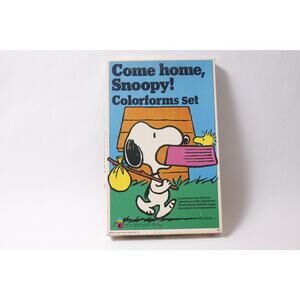 Come Home Snoopy Colorforms Play Set 1972 Peanuts Sticking Pieces ~260214-WH 983